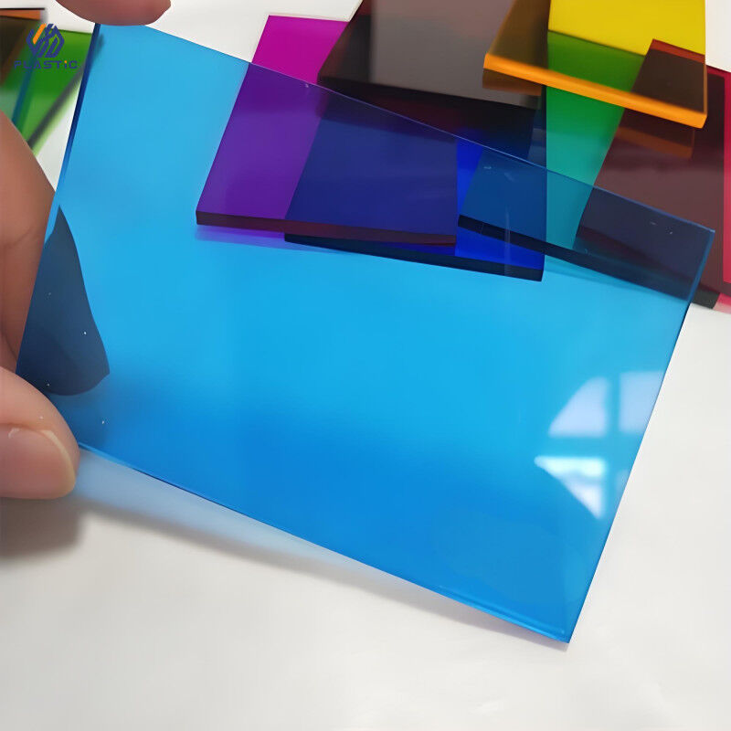 Coloured Cast Acrylic Sheet 1250x1850mm Scratch Resistant Customized Color