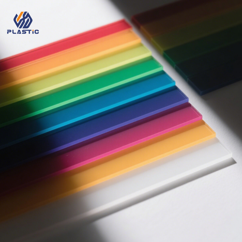 Custom Color Acrylic Sheet 10.72KG Cast Process for Signage