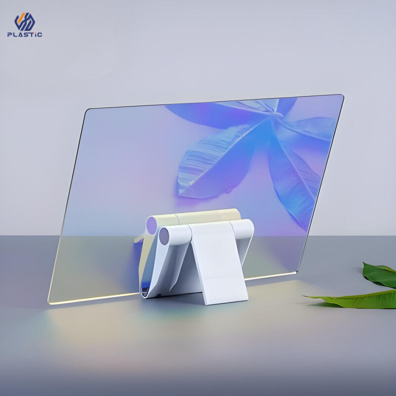 무지개 패턴 아크릴 시트 3mm 두께 다채로운 홍채 아크릴 시트