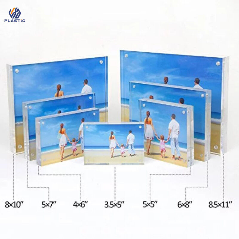 10+10mm Thick Wall Mounted Acrylic Photo Frame Home Decor acrylic frames