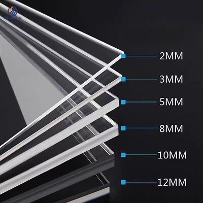 94% High Transparency Cast Acrylic Sheet Thickness 1.5mm-300mm Customized