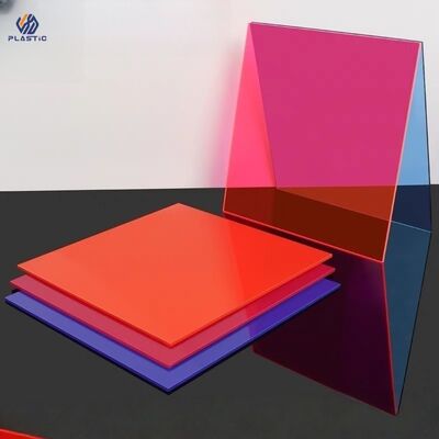 Cast Process Coloured Acrylic Sheet Cut To Size Chemical Resistance 100% PMMA